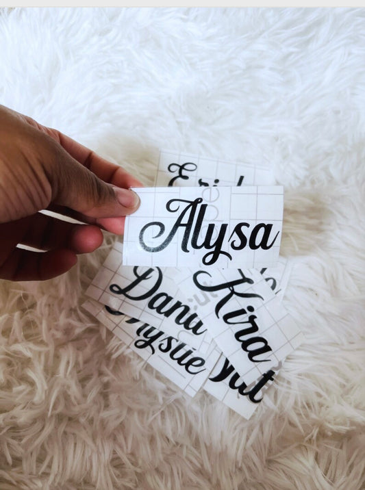 Personalized Name Sticker