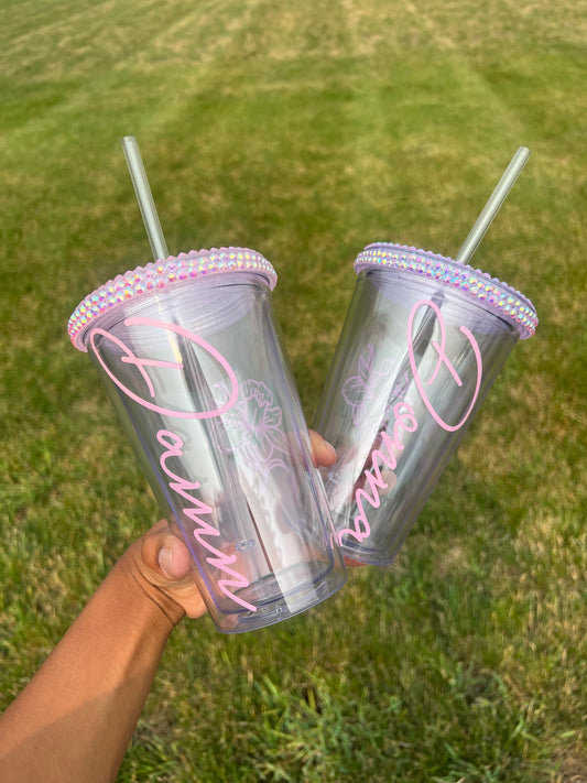 Custom Sparkle Tumbler