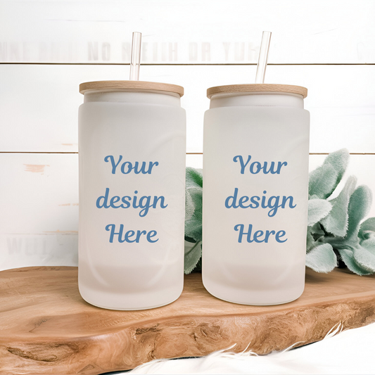 Custom Frosted Glass Tumbler