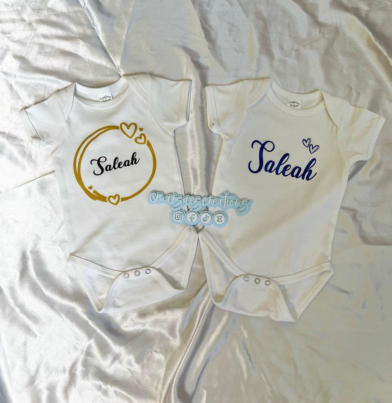 Custom Baby Onesies with Name Personalization – Unique Baby Shower Gift