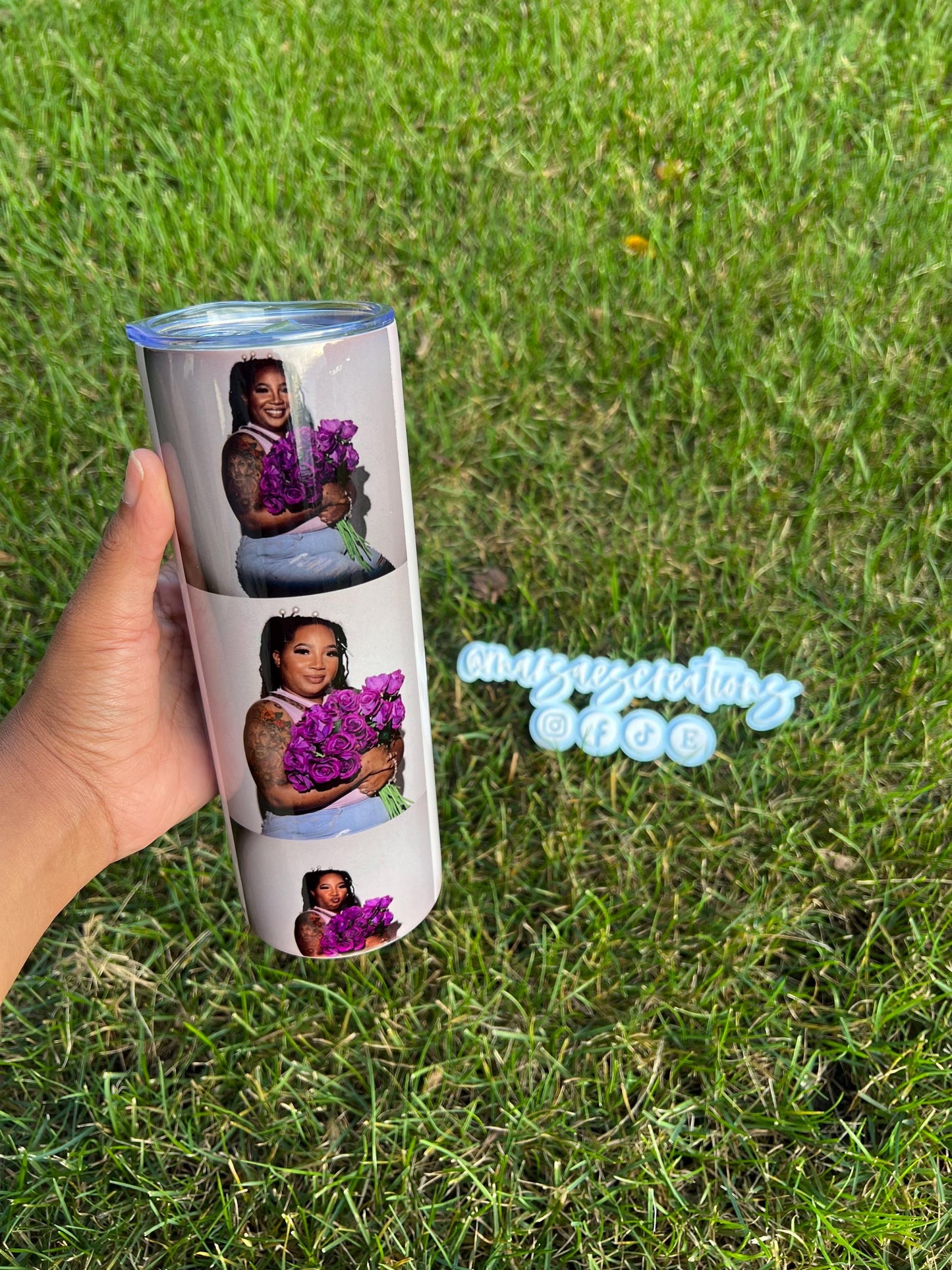 Personalized Custom Stainless Steel Drinking Tumbler